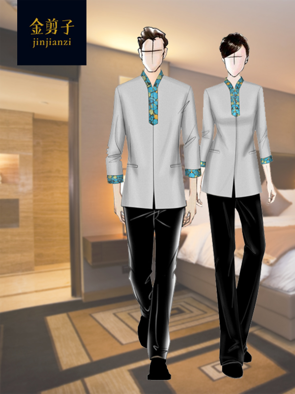 金剪子服饰-定制酒店服务员工作服有哪些独特的优势呢?